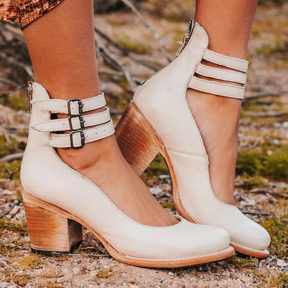Neda – Stijlvolle Pumps Met Enkelbandje Voor Dames