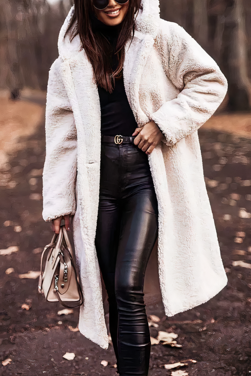 Teddyjas Lange Warme Trendy Winterjas