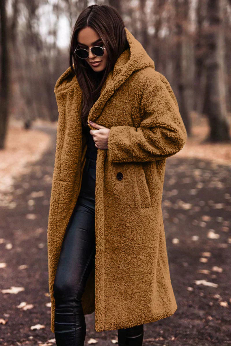Teddyjas Lange Warme Trendy Winterjas