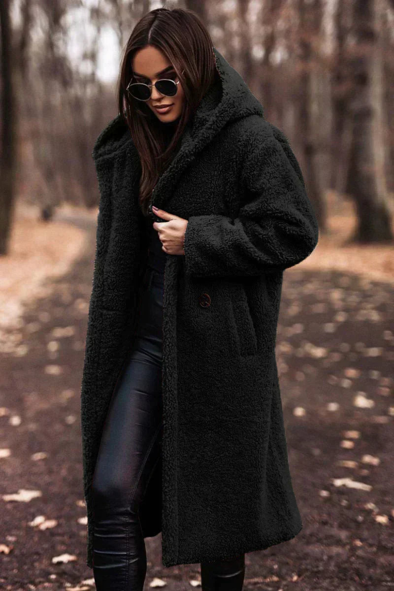 Teddyjas Lange Warme Trendy Winterjas