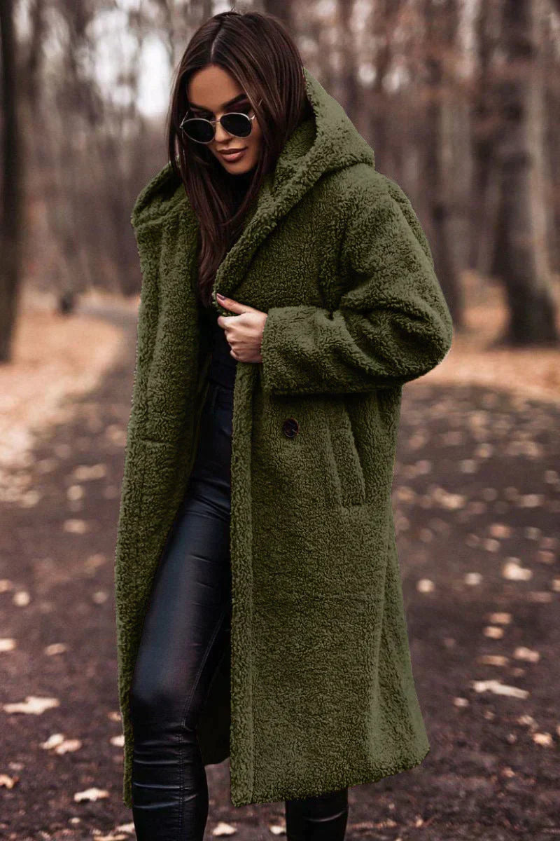 Teddyjas Lange Warme Trendy Winterjas