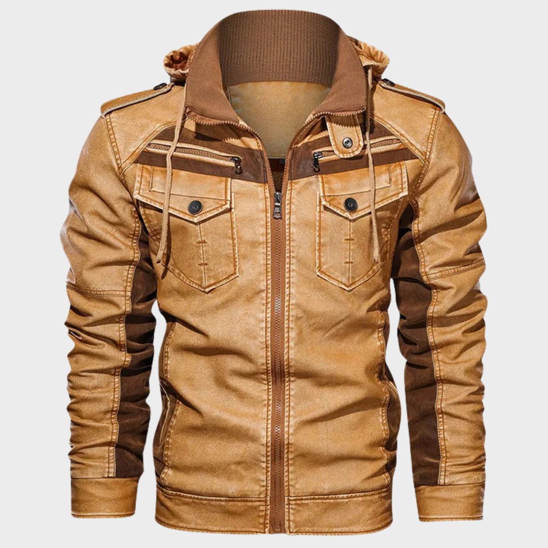Leren Jas Heren Classic Stijl - Mode Vibes