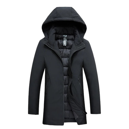 Giel™ Slim Fit Heren Winterjas met Afneembare Capuchon