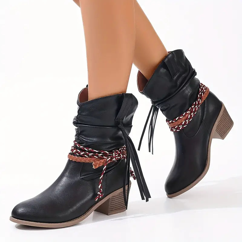 Cowboy Enkellaarsjes Western Stijl voor Dames