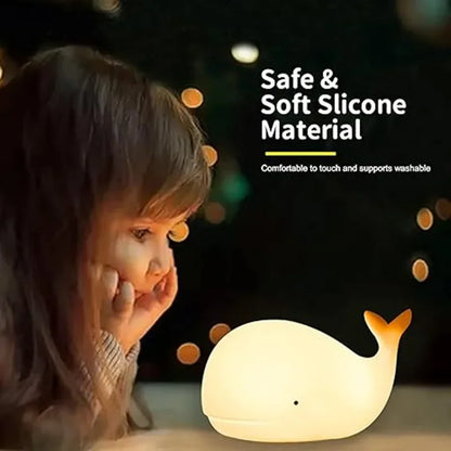 Kinder Nachtlamp Walvis met Zacht Licht
