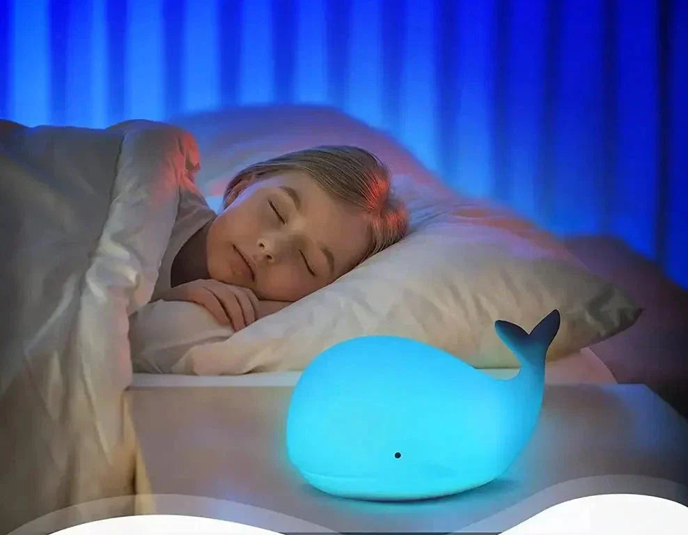 Kinder Nachtlamp Walvis met Zacht Licht - Mode Vibes