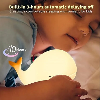 Kinder Nachtlamp Walvis met Zacht Licht
