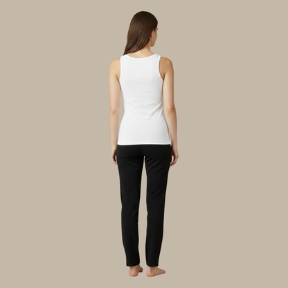 Nadia | Canotta Bianca Donna – Elegante, Morbida & Versatile 2