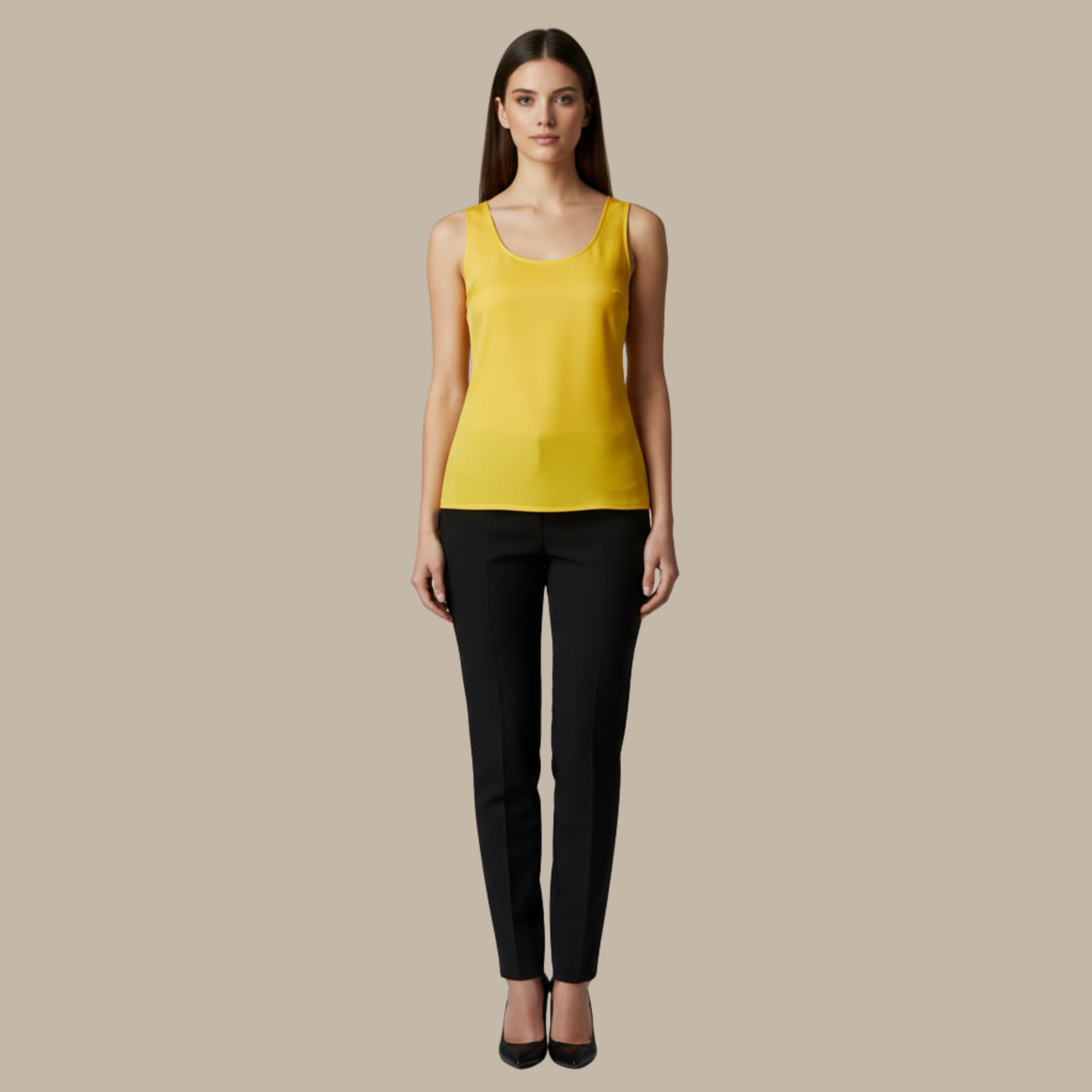 Nadia | Canotta Bianca Donna – Elegante, Morbida & Versatile 3