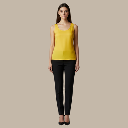 Nadia | Canotta Bianca Donna – Elegante, Morbida & Versatile 3