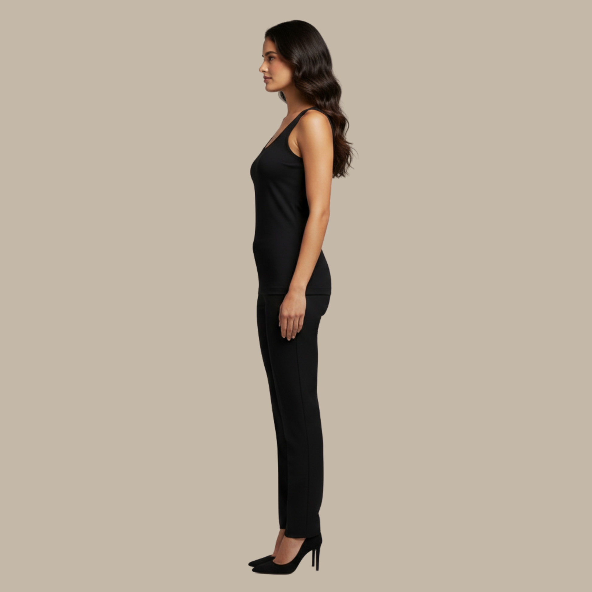 Nadia | Canotta Bianca Donna – Elegante, Morbida & Versatile 7