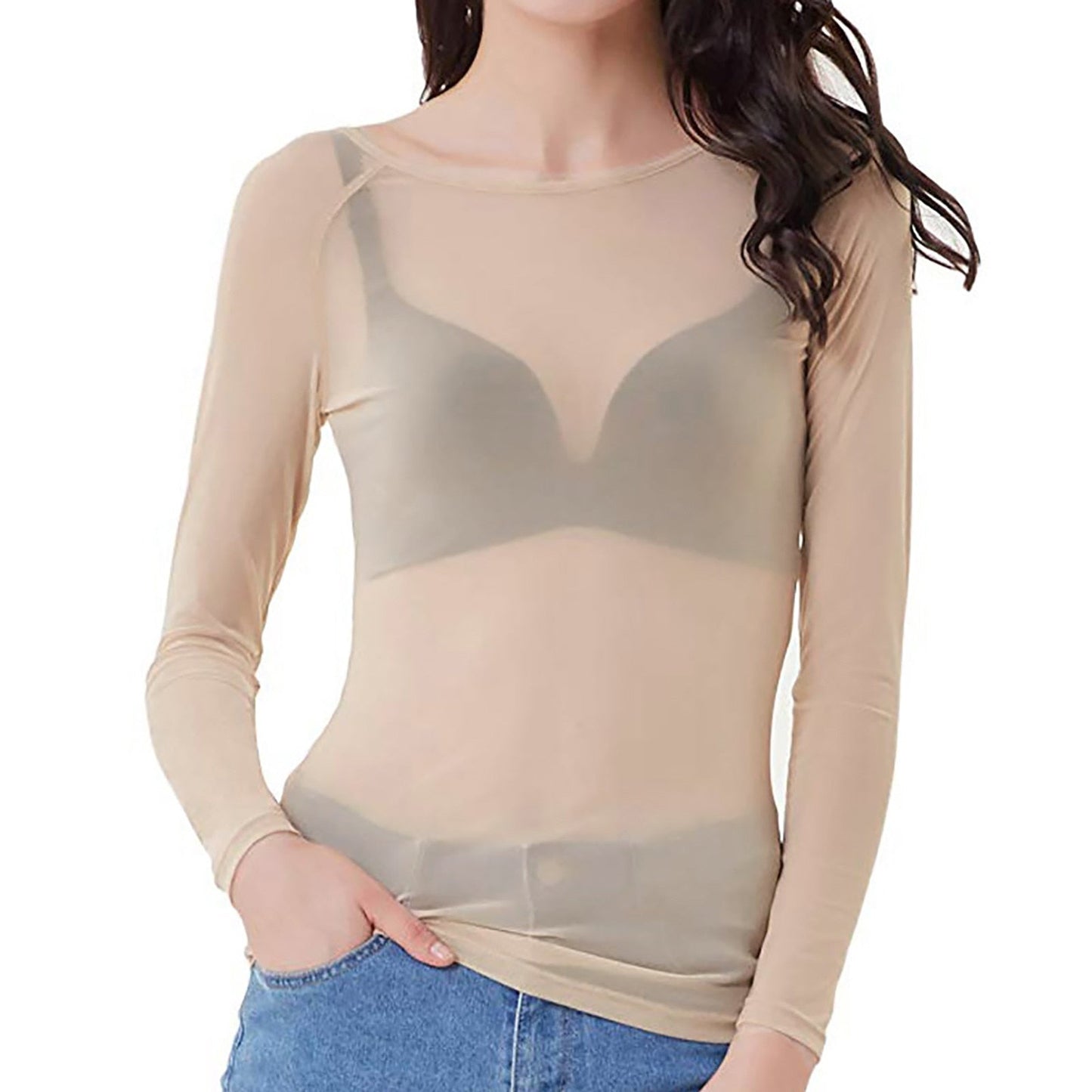 Nadine | Elegante top in rete per uscire
