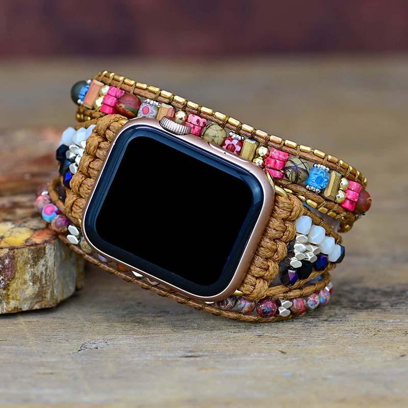 Edelsteen Horlogebandje voor Apple Watch Nova