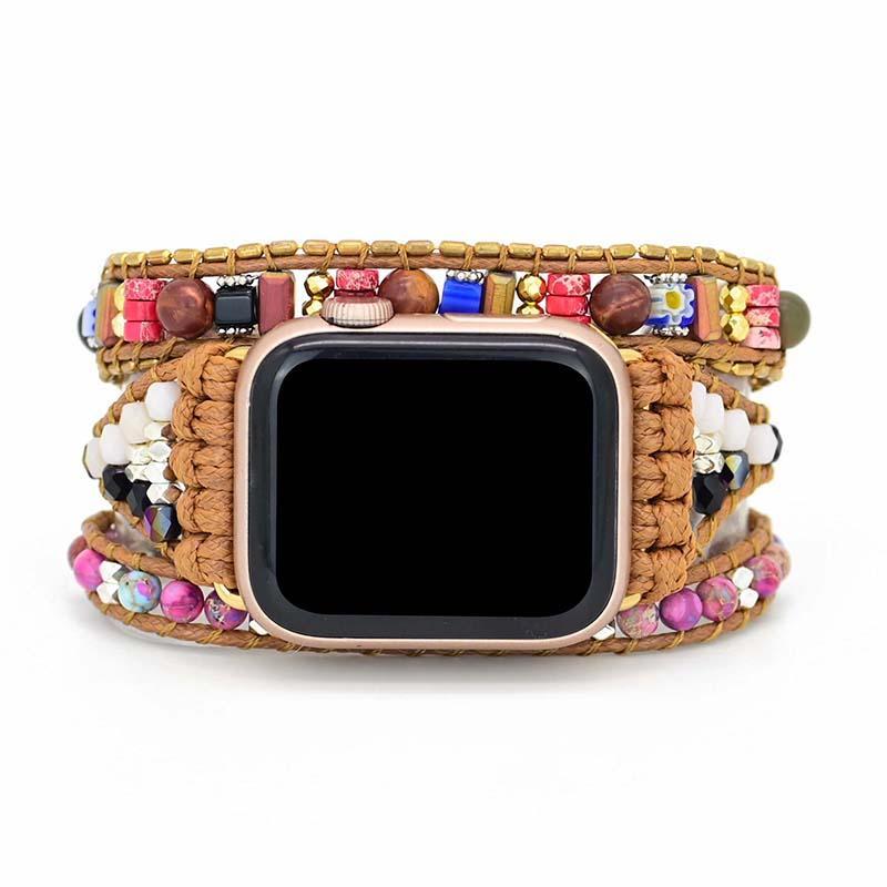 Edelsteen Horlogebandje voor Apple Watch Nova - Mode Vibes