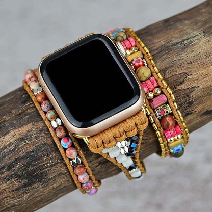 Edelsteen Horlogebandje voor Apple Watch Nova