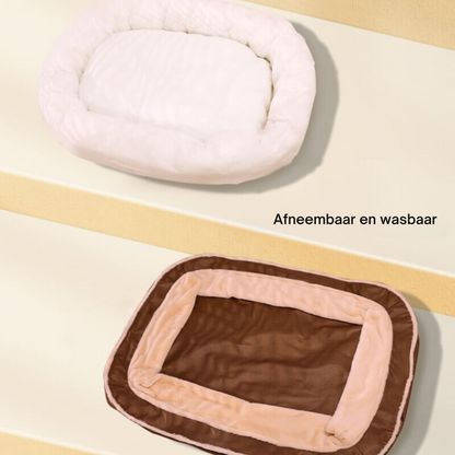 Hondenbed Met Afneembaar Dekbed Zacht en Luxe