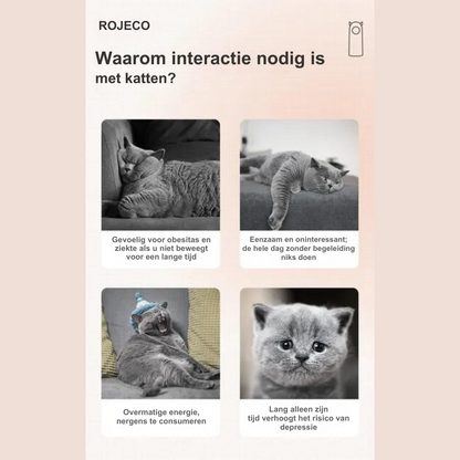 Laser Kattenspeelgoed Interactief met Lichtbundel