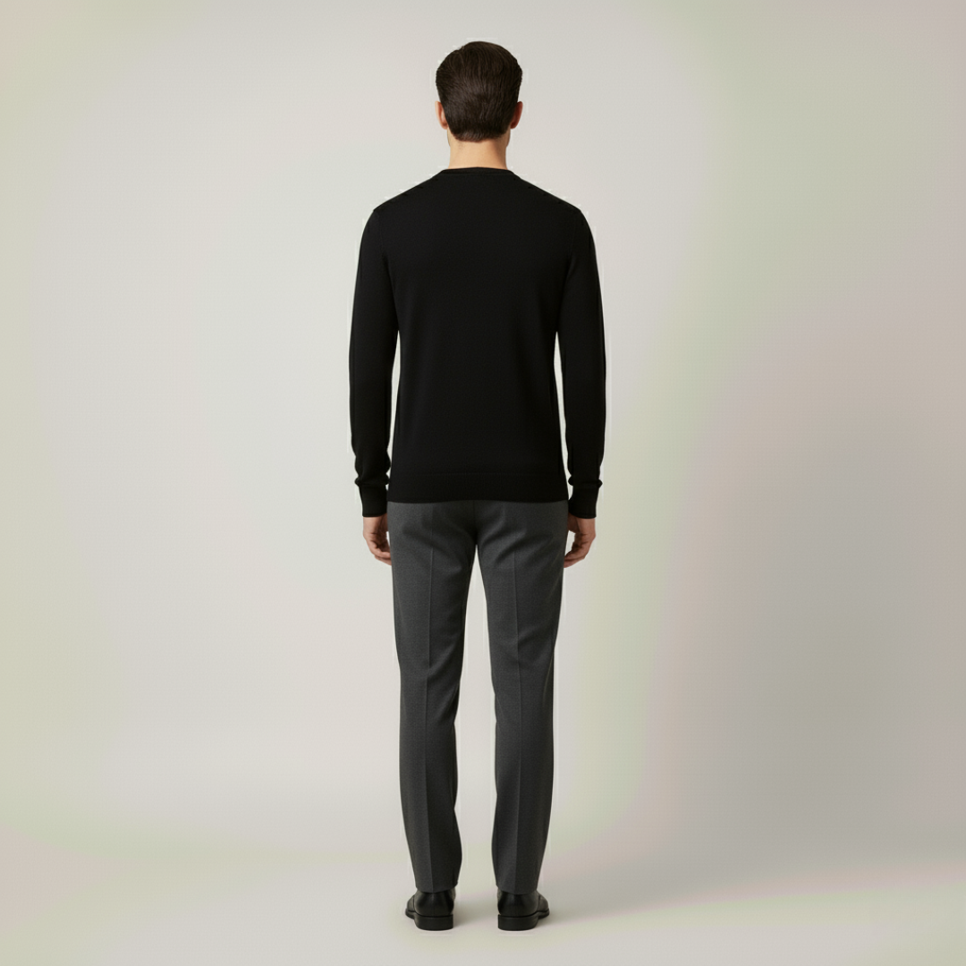Nero | Maglione da Uomo – Caldo, Elegante & Versatile in Lana 4