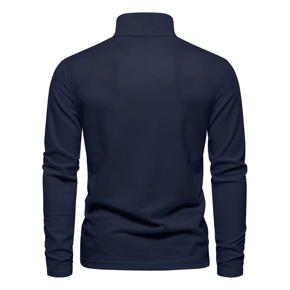 Frank | Polo Uomo Manica Lunga - 100% Cotone, Casual-3