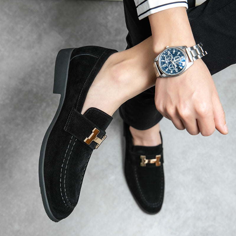 Luxueuze Heren Loafers Handgemaakt van Leer