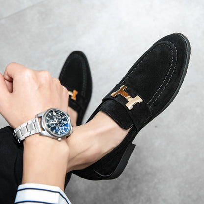 Luxueuze Heren Loafers Handgemaakt van Leer