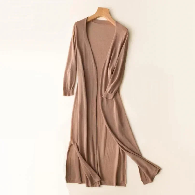 Dames Vest Lange Mouw - Elda Warme Winterjas Vest