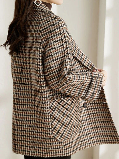 Elegante Lange Damesjas – Warme Winterjas met Klassieke Snit