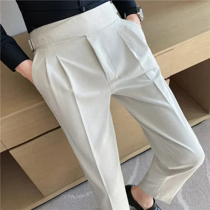 Elegante Herenbroek Zwart Formal Modern Design - Mode Vibes