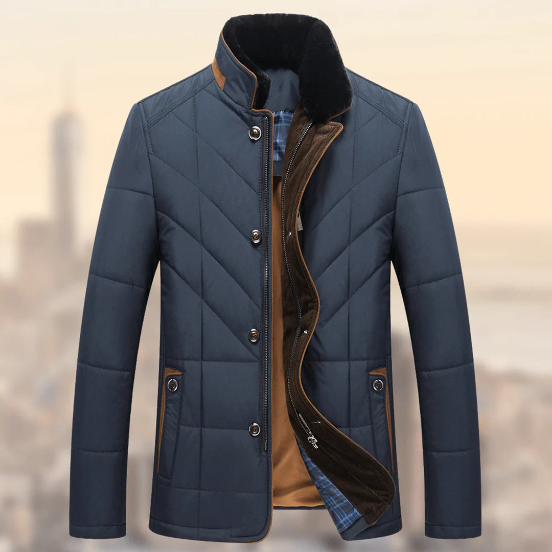 Heren Jas Warm Gewatteerd Isolatie Winterjas - Mode Vibes