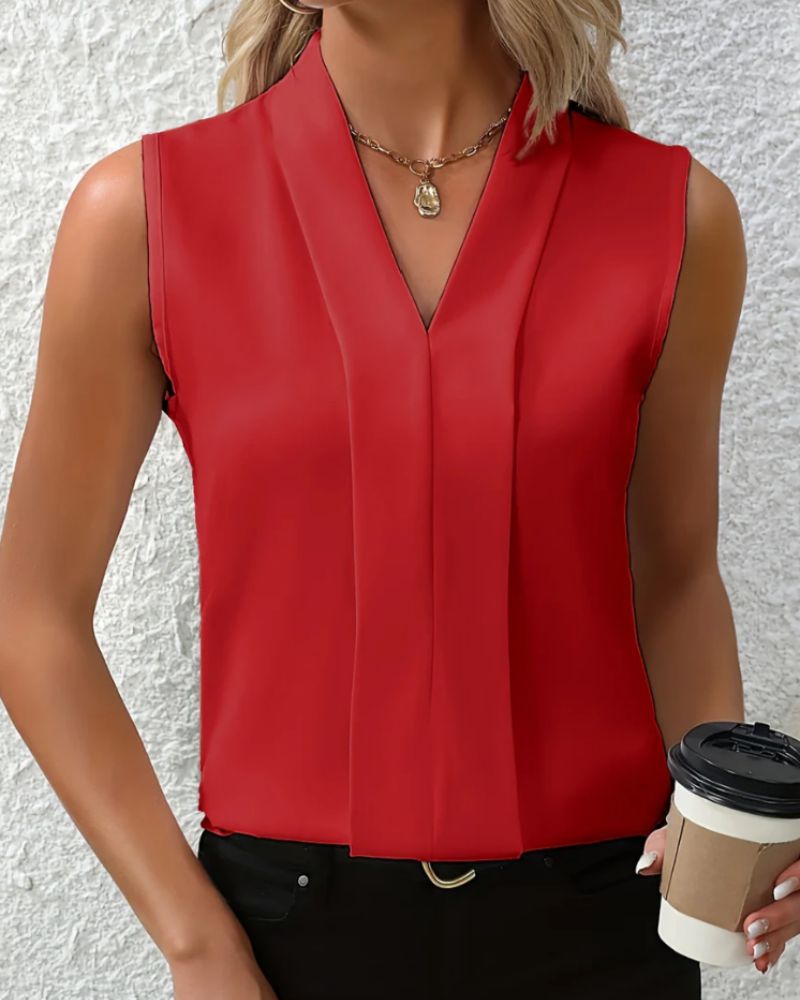 Nicole | Casual losse top met V-hals