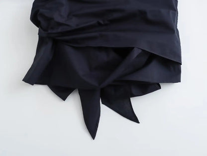 ModaChic Lange Mouwen Blouse met Strikceintuur