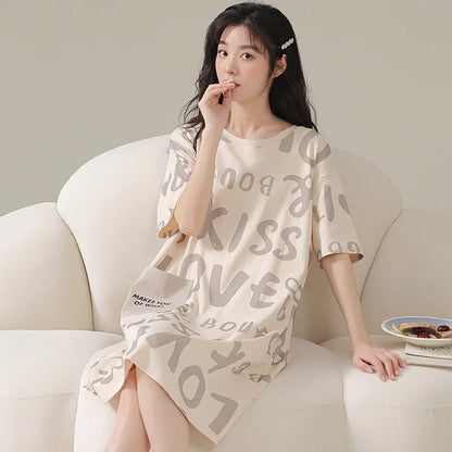 DreamWear Dames Nacht's Rust Jurk