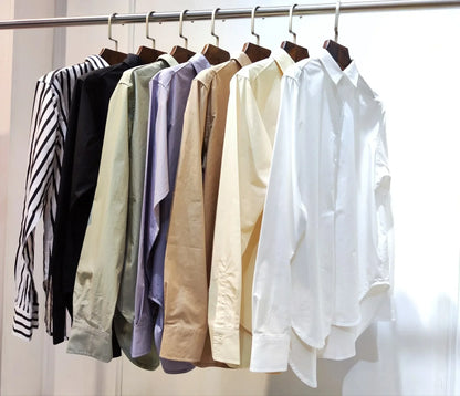 La Musa Klassieke Lange Mouwen Damesblouse