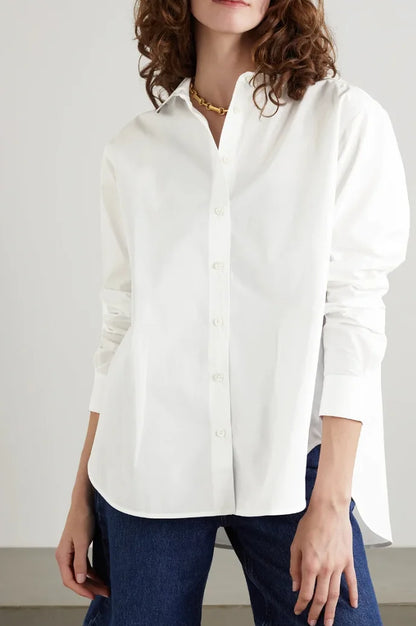 La Musa Klassieke Lange Mouwen Damesblouse