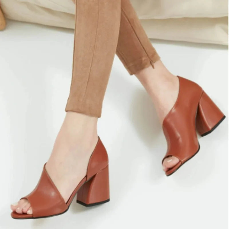 BellaStride Plus Size Dames Schoenen Zomer Hoge Hak Sandalen