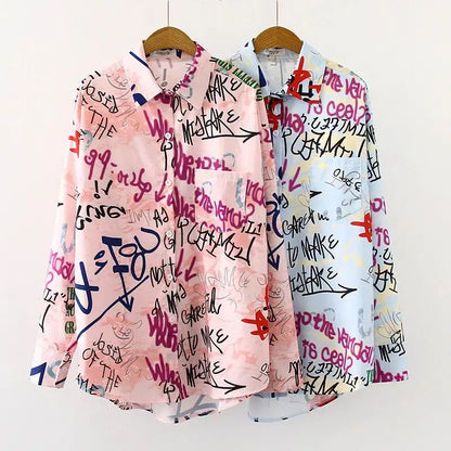 FloraChique Elegante Drukpatroon Damesblouse