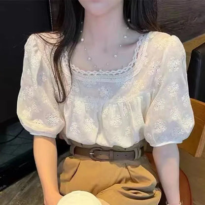 Elegante Zomer Chiffon Blouse voor Dames