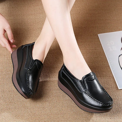 Nieuwe Platform Flats Loafers voor Dames - Stijlvolle Comfortabele Wandelsneakers