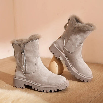 Dames Laarzen Modieus Comfortabel Leer - Mode Vibes