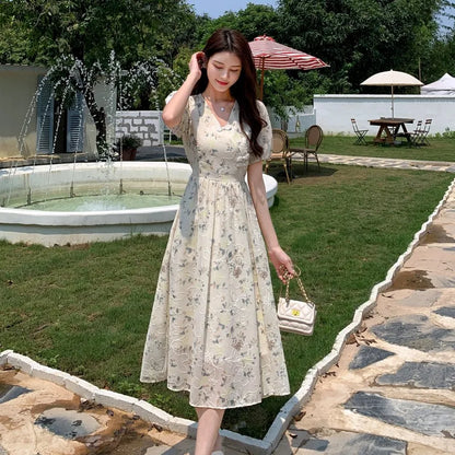 Betoverende Zomerse Chiffon Fee Jurk