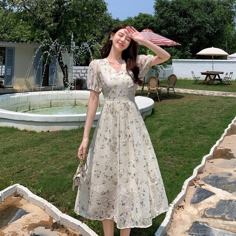 Betoverende Zomerse Chiffon Fee Jurk