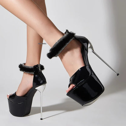 Zomer Mode Kristallen Celestia Sandalen