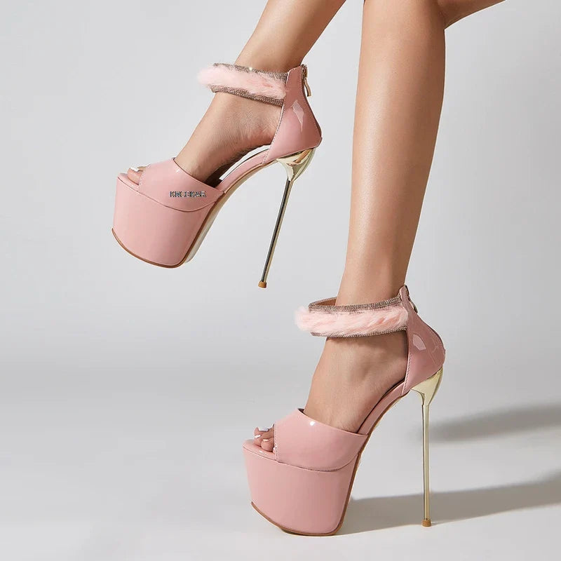 Zomer Mode Kristallen Celestia Sandalen