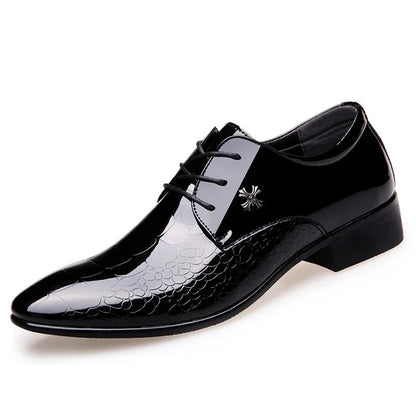 Heren Klassieke Oxford Schoenen met Puntneus