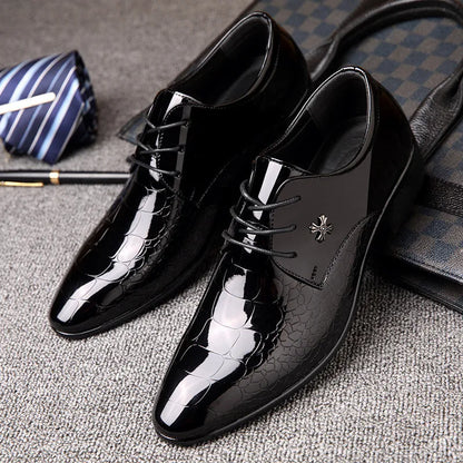 Heren Klassieke Oxford Schoenen met Puntneus