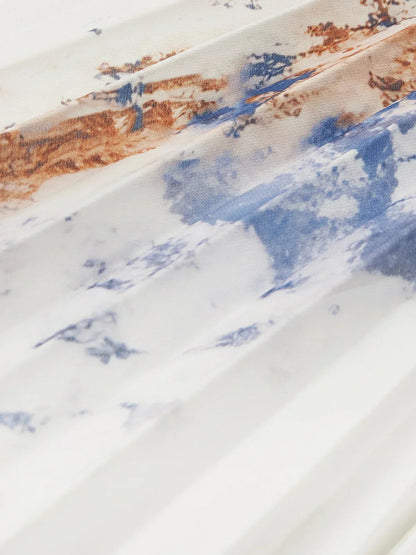 Nora | Maxi-jurk met lange mouwen en bloemenprint 7