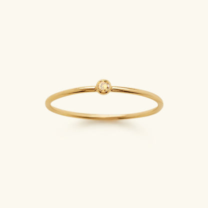 Geboortesteen Ring Zirkonia Celestia