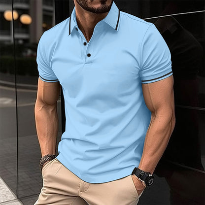 Heren Polo Shirt Slim Fit Katoen Casper