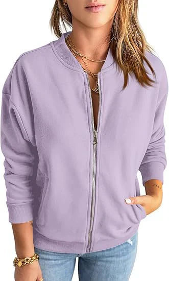Dames Overgangsjas Rits Modern Elegant