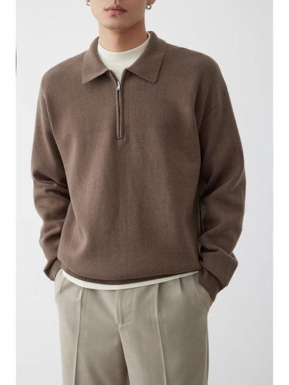 Comfortabele Polokraag Sweatshirt voor Mannen en Vrouwen